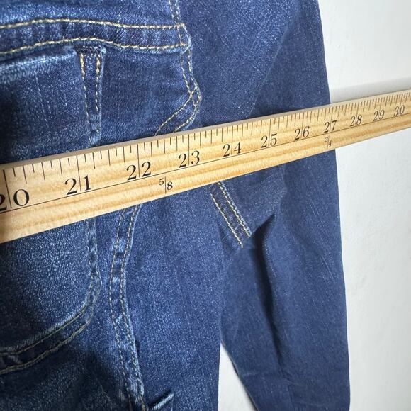 Lane Bryant Women’s Plus 18‎ Stretch Denim Jean Jacket Blue Button Front - Picture 5 of 6